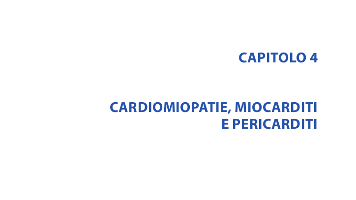 CARDIOMIOPATIE, MIOCARDITI E PERICARDITI -  Book Chapter
