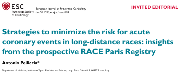 Strategies to minimize the risk for acute coronary events in long-distance races: insights from the prospective RACE Paris Registry