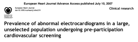 51. Prevalence ECG Abnormalities