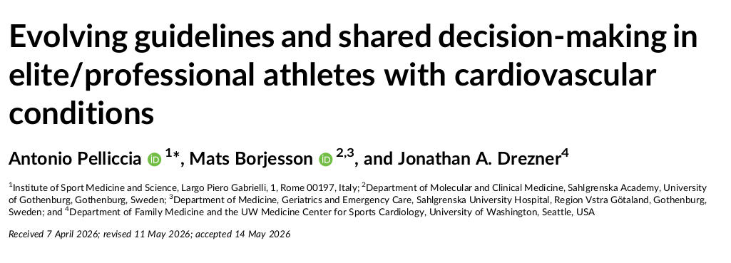 Evolving guidelines and shared decision-making in elite/professional athletes with cardiovascular conditions